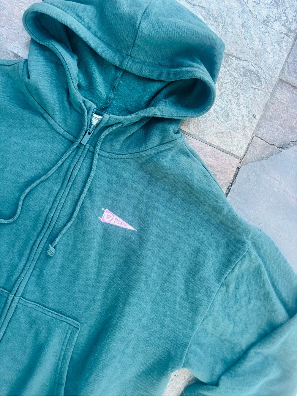 PINK green sweatshirt